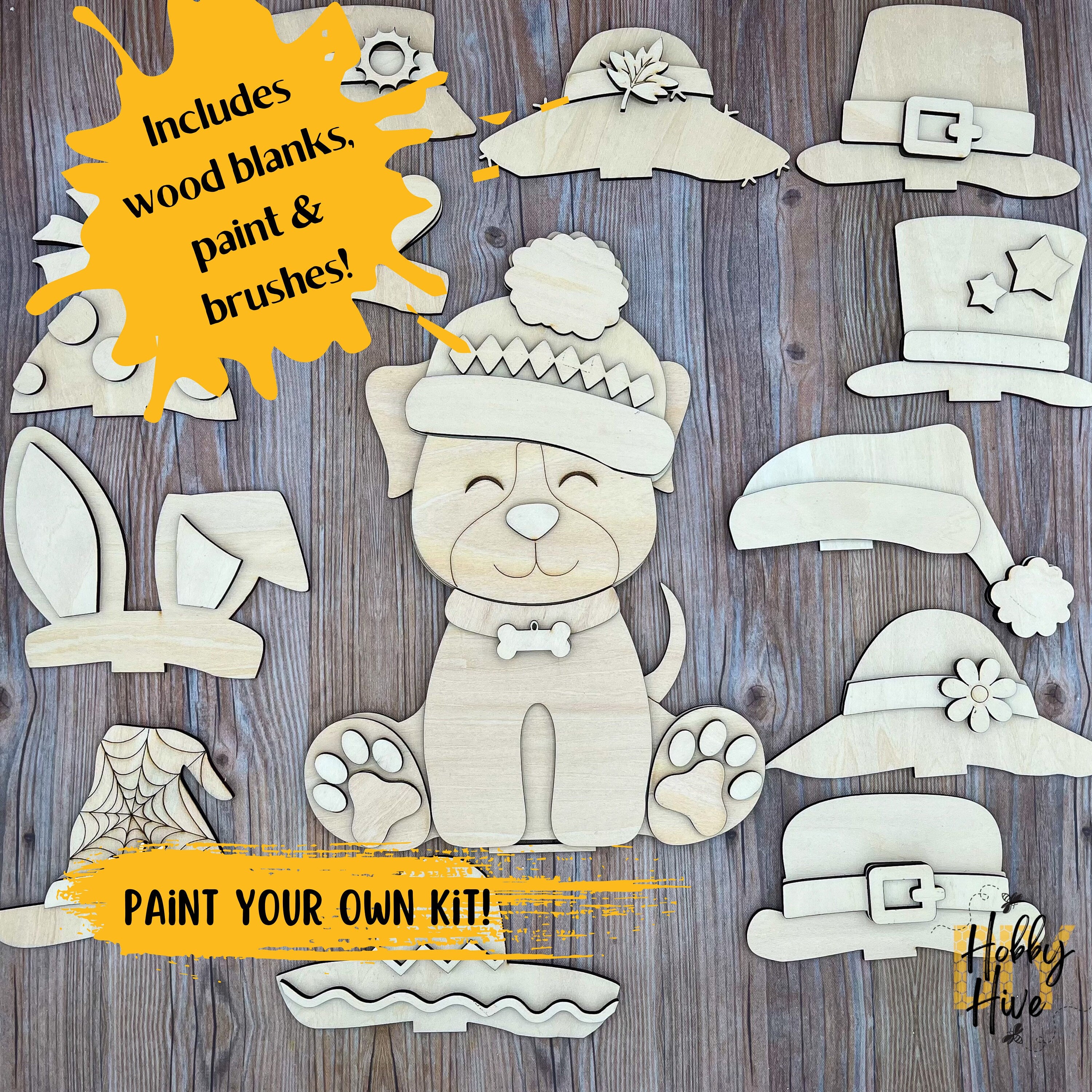 Paint Your Own Dog Interchangeable Sign