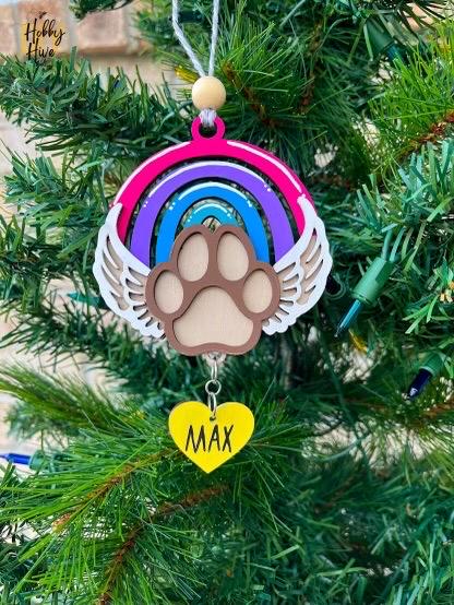 Rainbow Bridge Pet Memorial Ornament