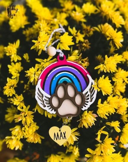 Rainbow Bridge Pet Memorial Ornament