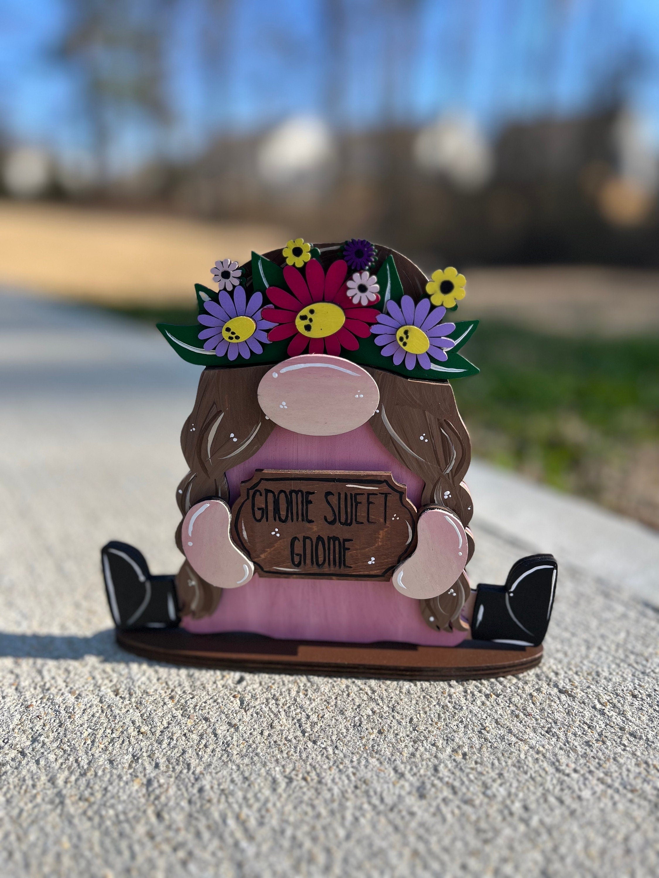 Cute Gnome Desk Buddy with Interchangeable Hats