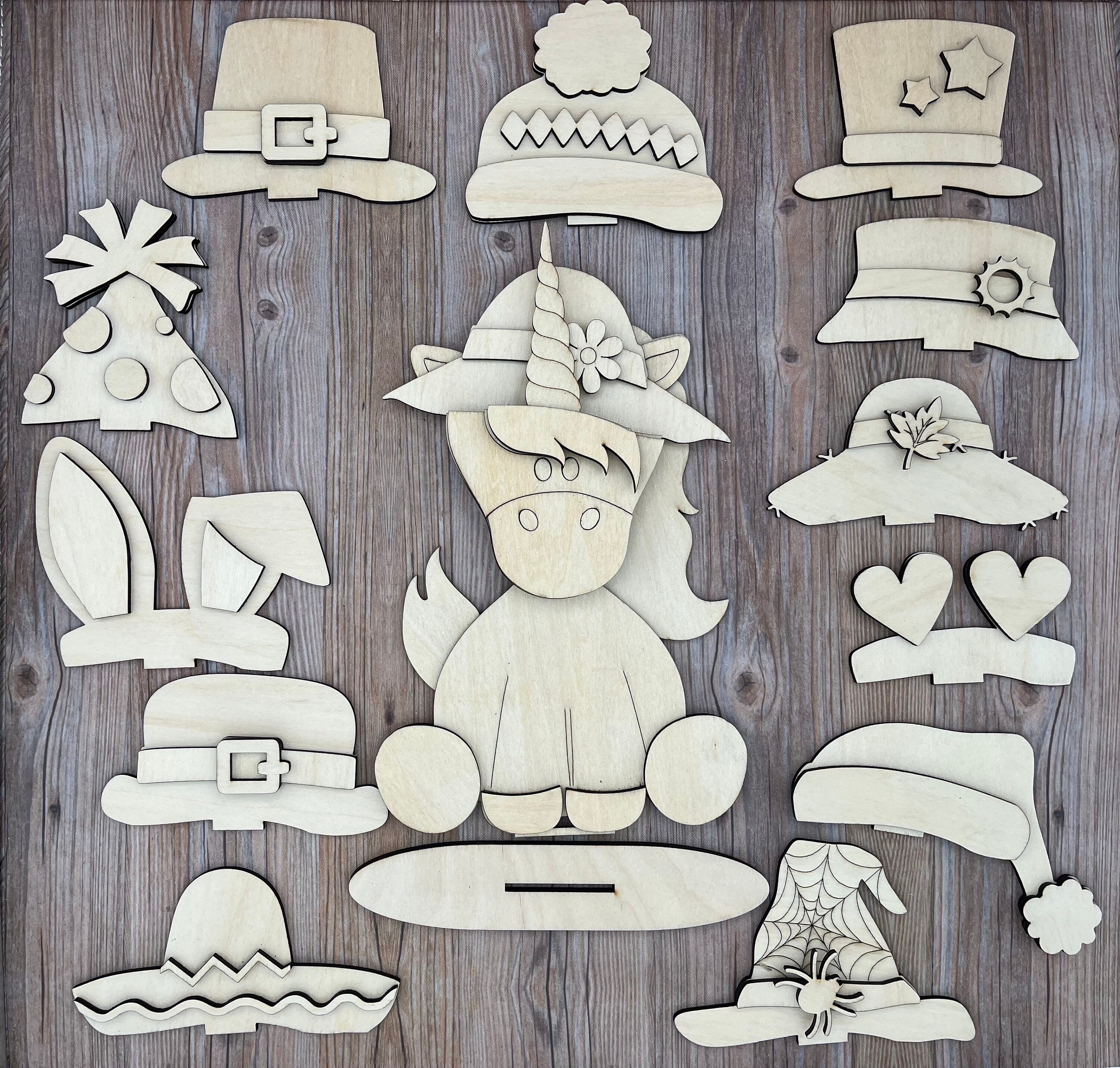 Paint Your Own Unicorn Interchangeable Sign