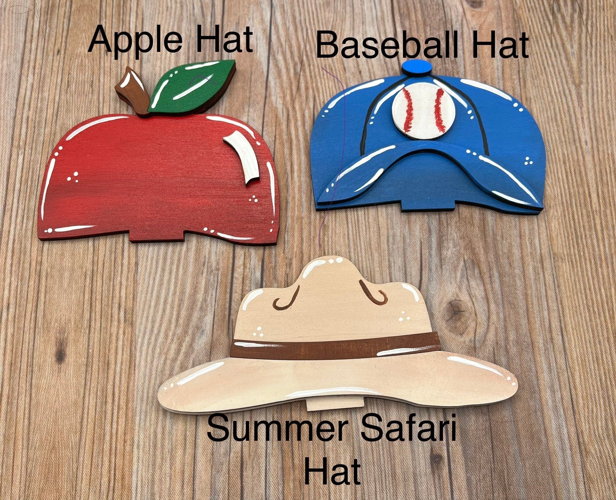 Farm Animal Hats Hand Painted Add ons