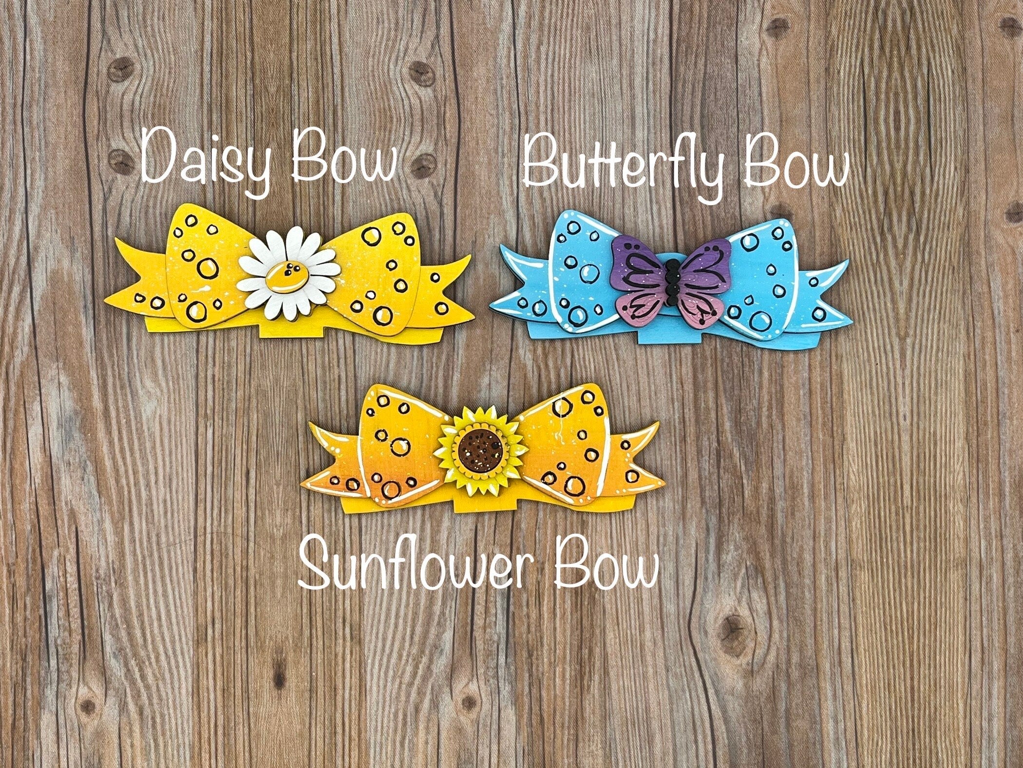 Bows for Farm Animal Shelf Sitters and Desk Buddies
