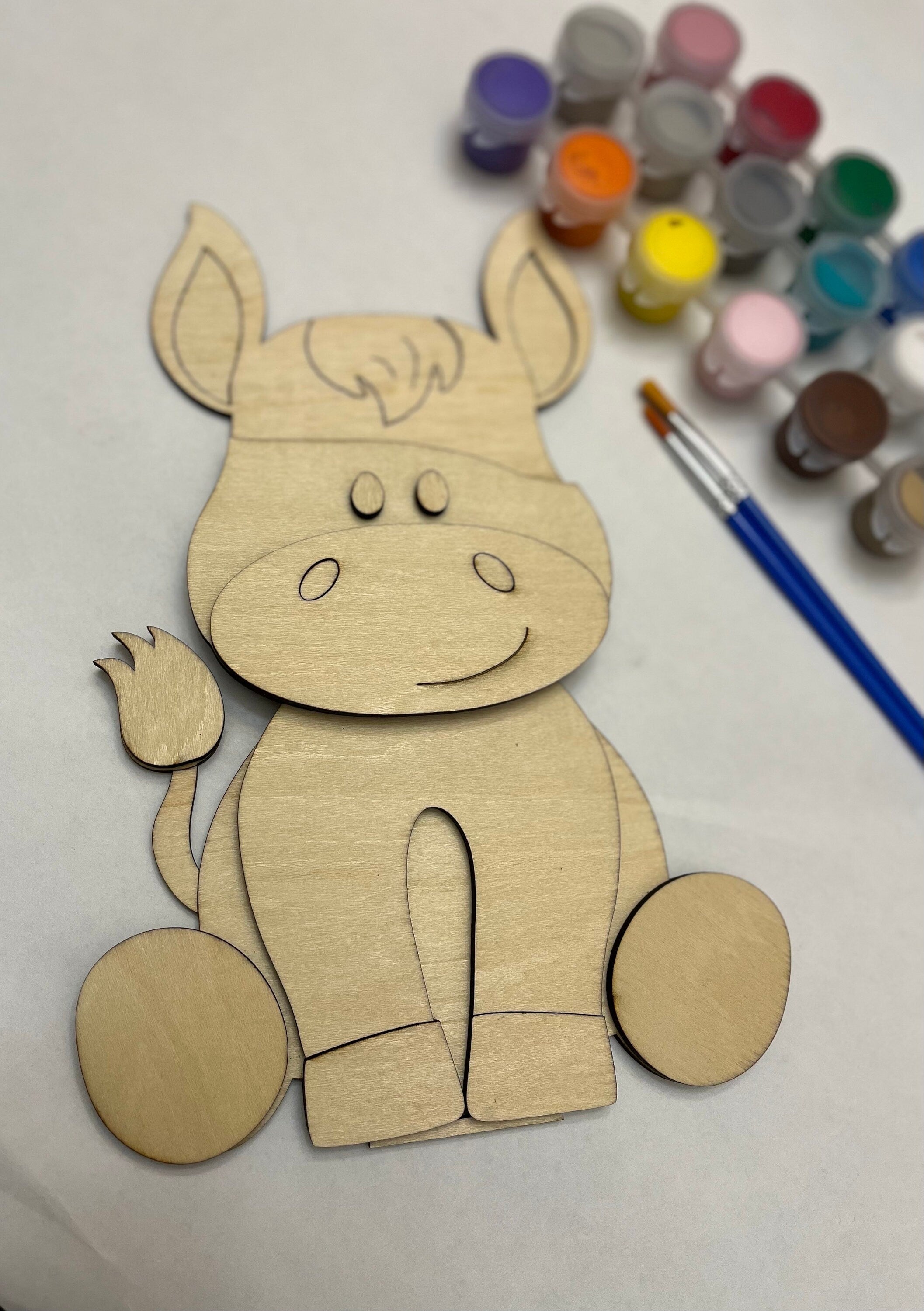 Paint Your Own Donkey Interchangeable Sign