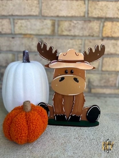 Moose Desk Buddy with Interchangeable Hats