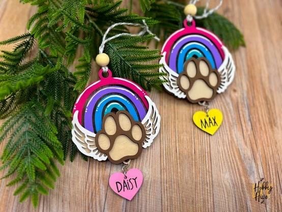 Rainbow Bridge Pet Memorial Ornament