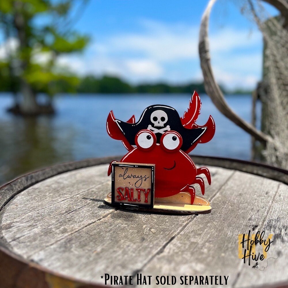 Crab Interchangeable Desk Buddy with Interchangeable Holiday Hats