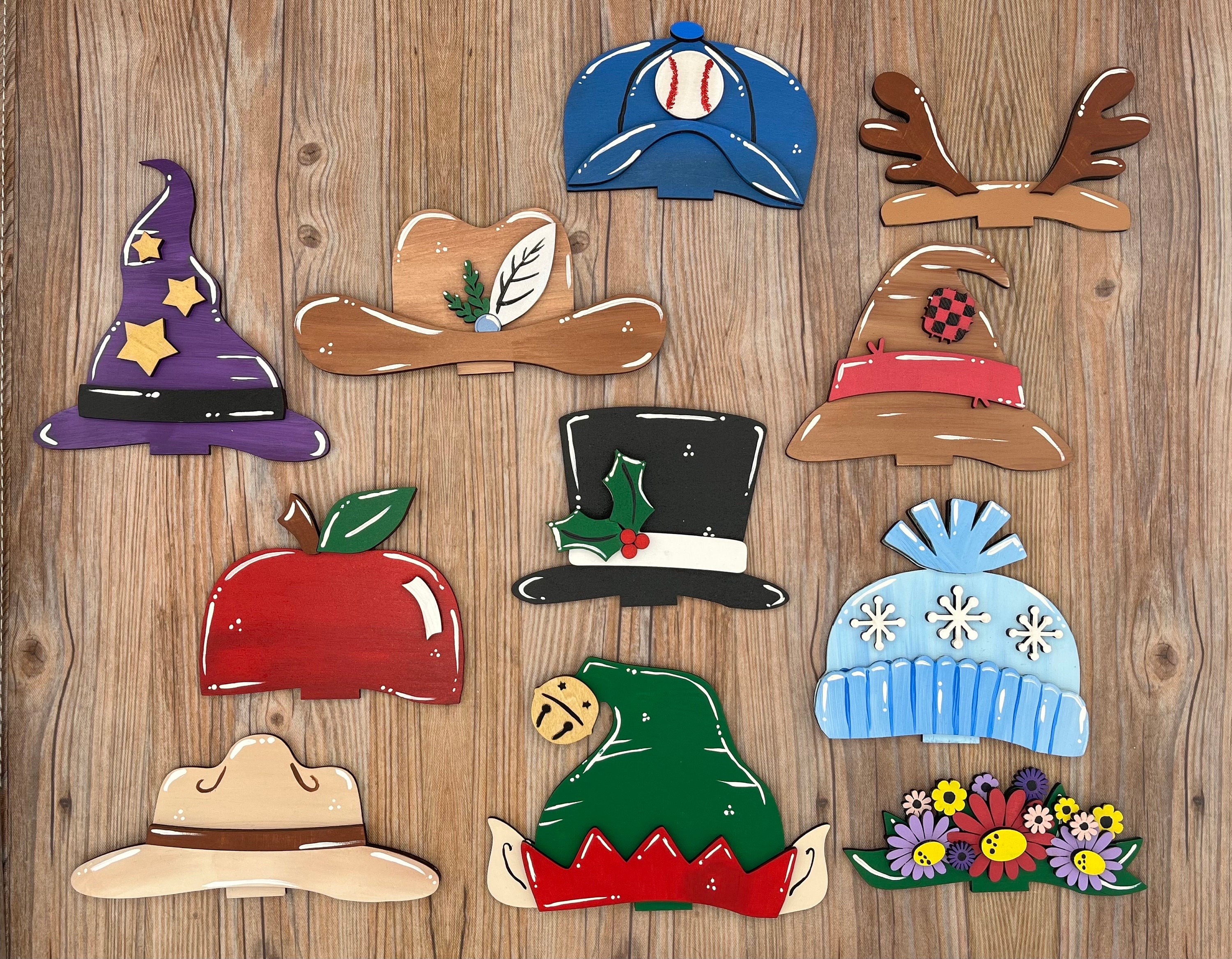 Farm Animal Hats Hand Painted Add ons