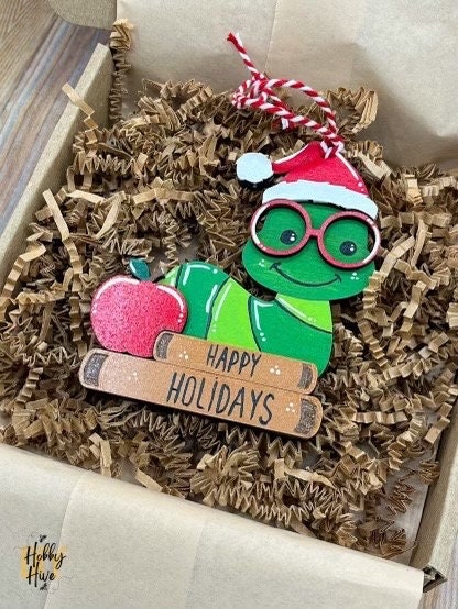 Bookworm Ornament