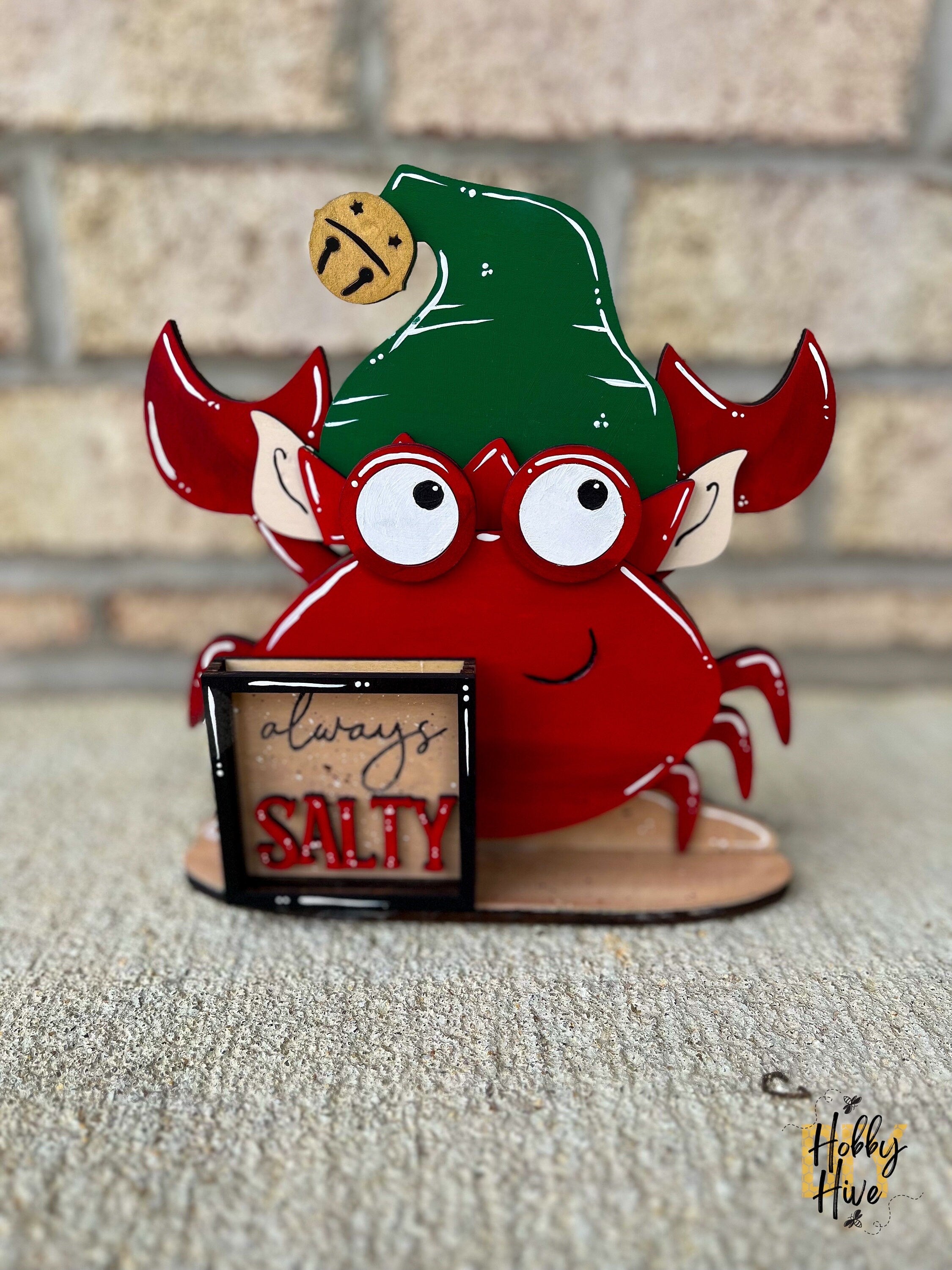 Crab Interchangeable Desk Buddy with Interchangeable Holiday Hats