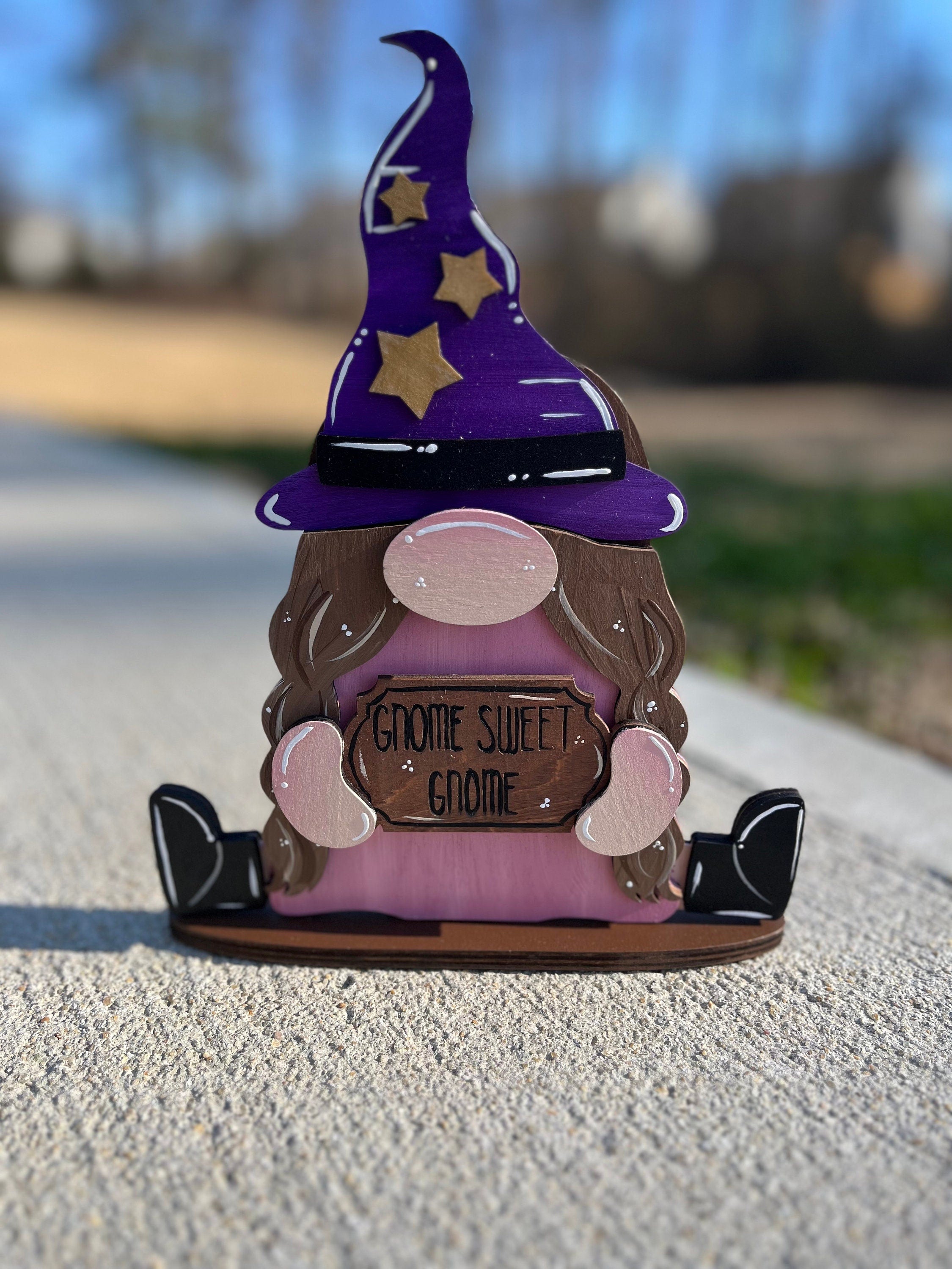 Cute Gnome Desk Buddy with Interchangeable Hats