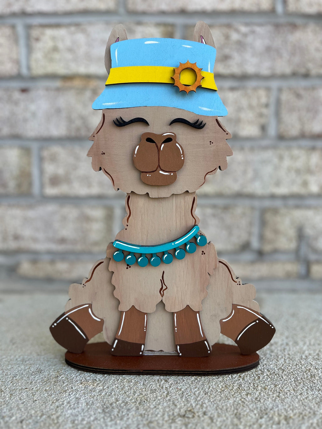 Paint Your Own Llama Interchangeable Sign