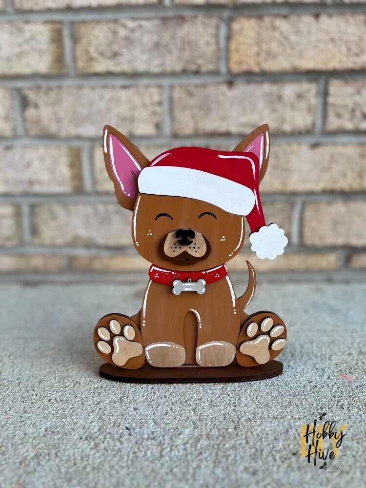 Chihuahua Desk Buddy with Seasonal and Holiday Hats
