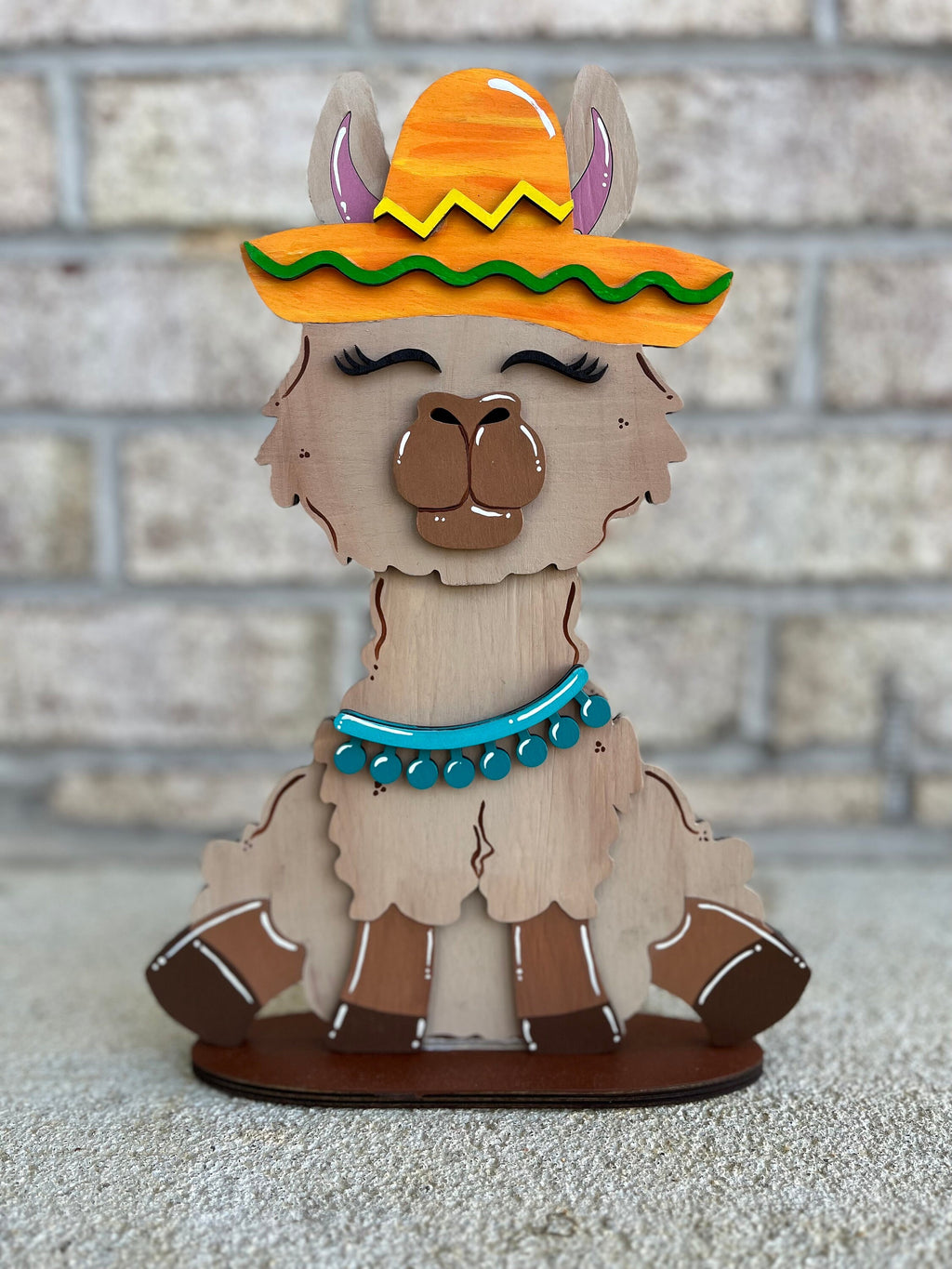 Paint Your Own Llama Interchangeable Sign