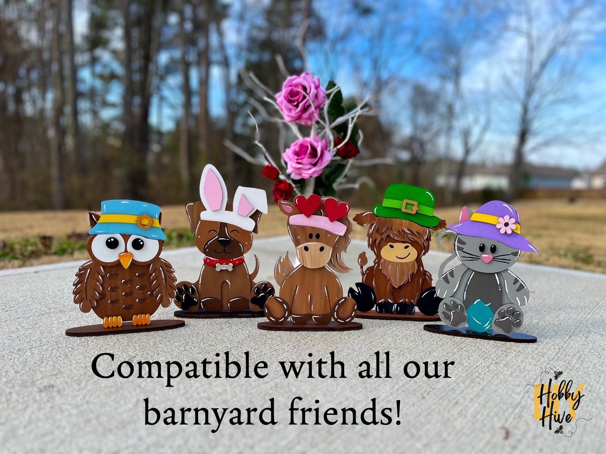 Original Interchangeable Animal Hat Add ons