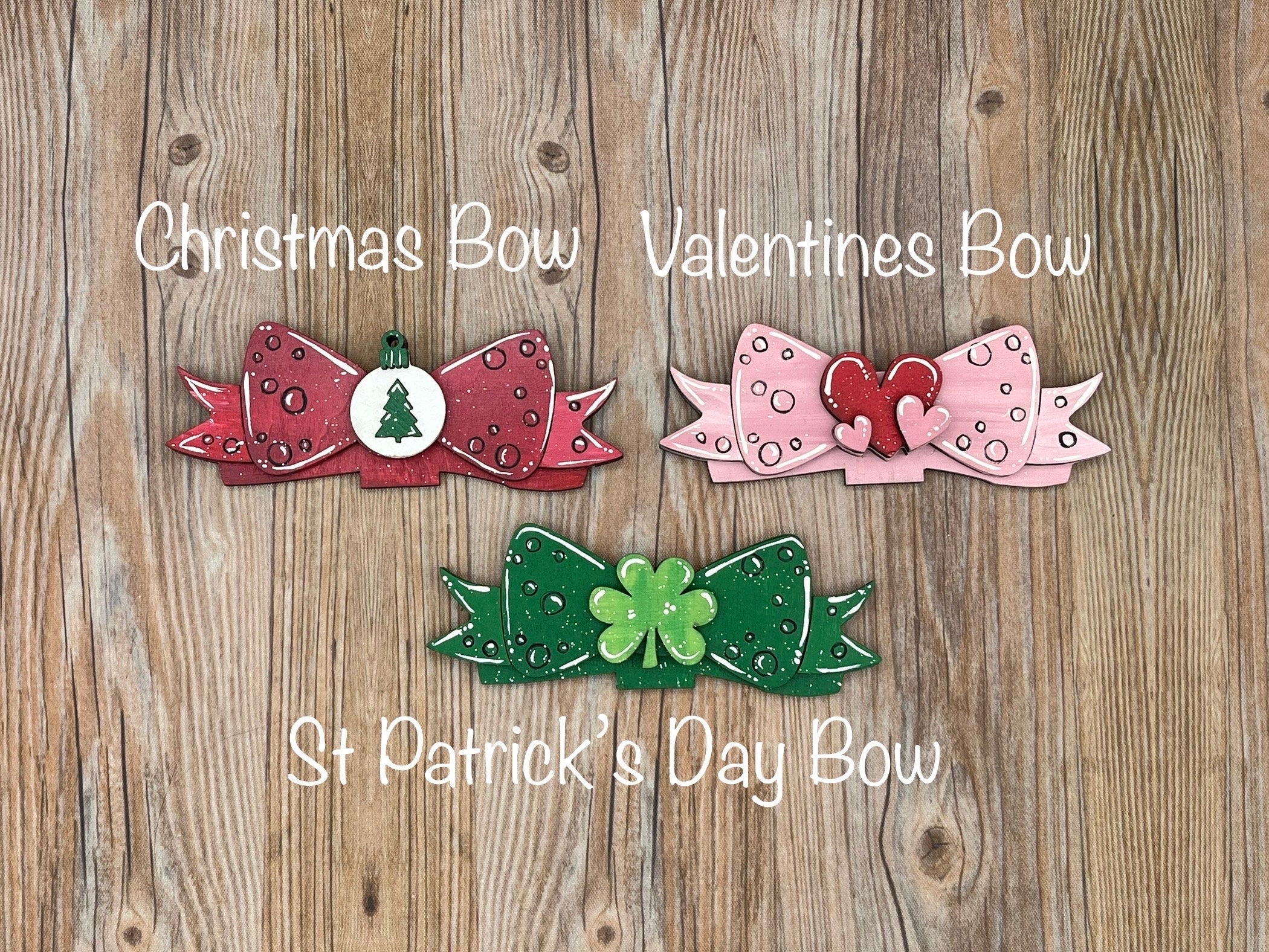 Bows for Farm Animal Shelf Sitters and Desk Buddies