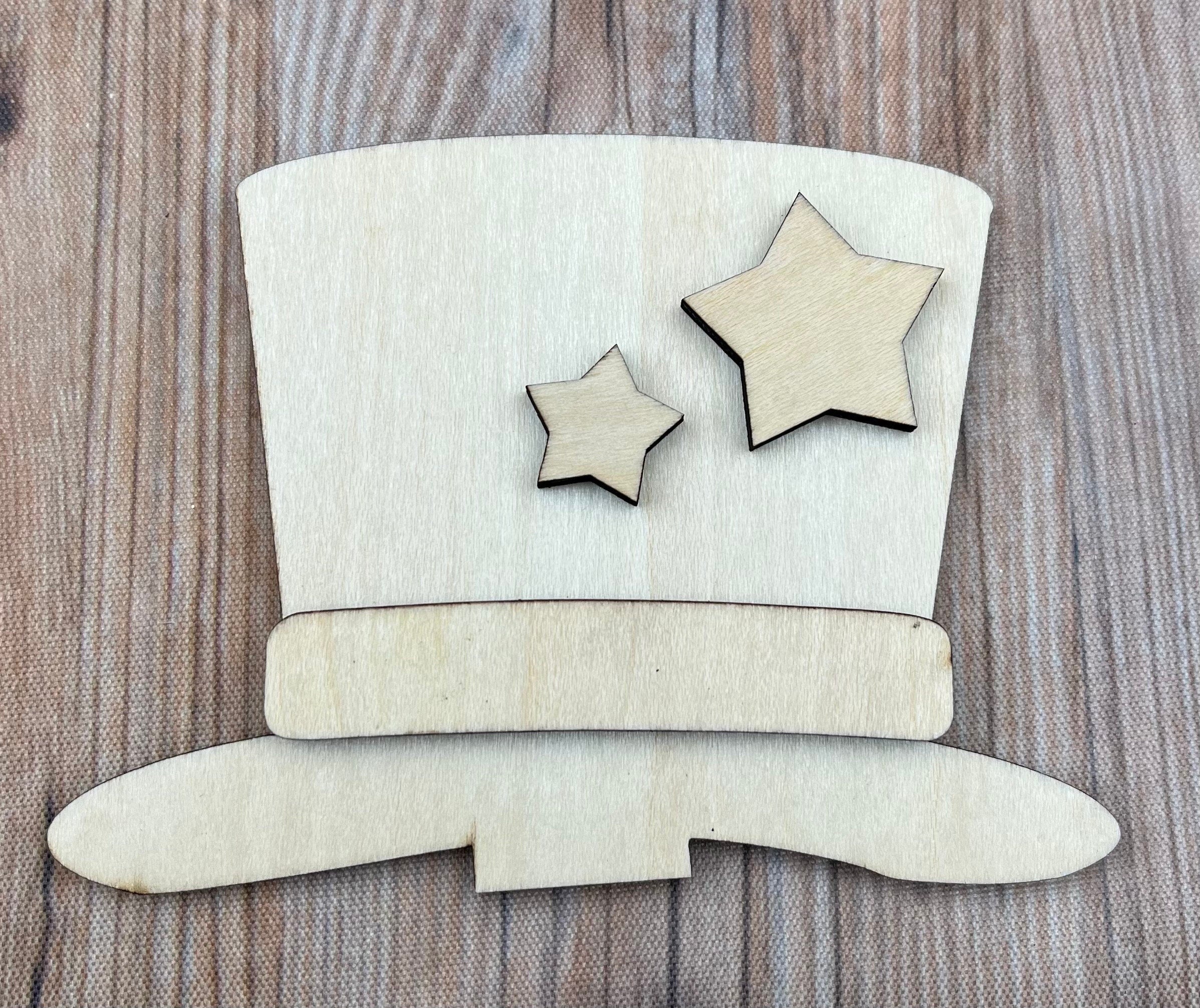 DIY Wood and Paint Animal Shelf Sitter Hat Add ons (Hats Only)