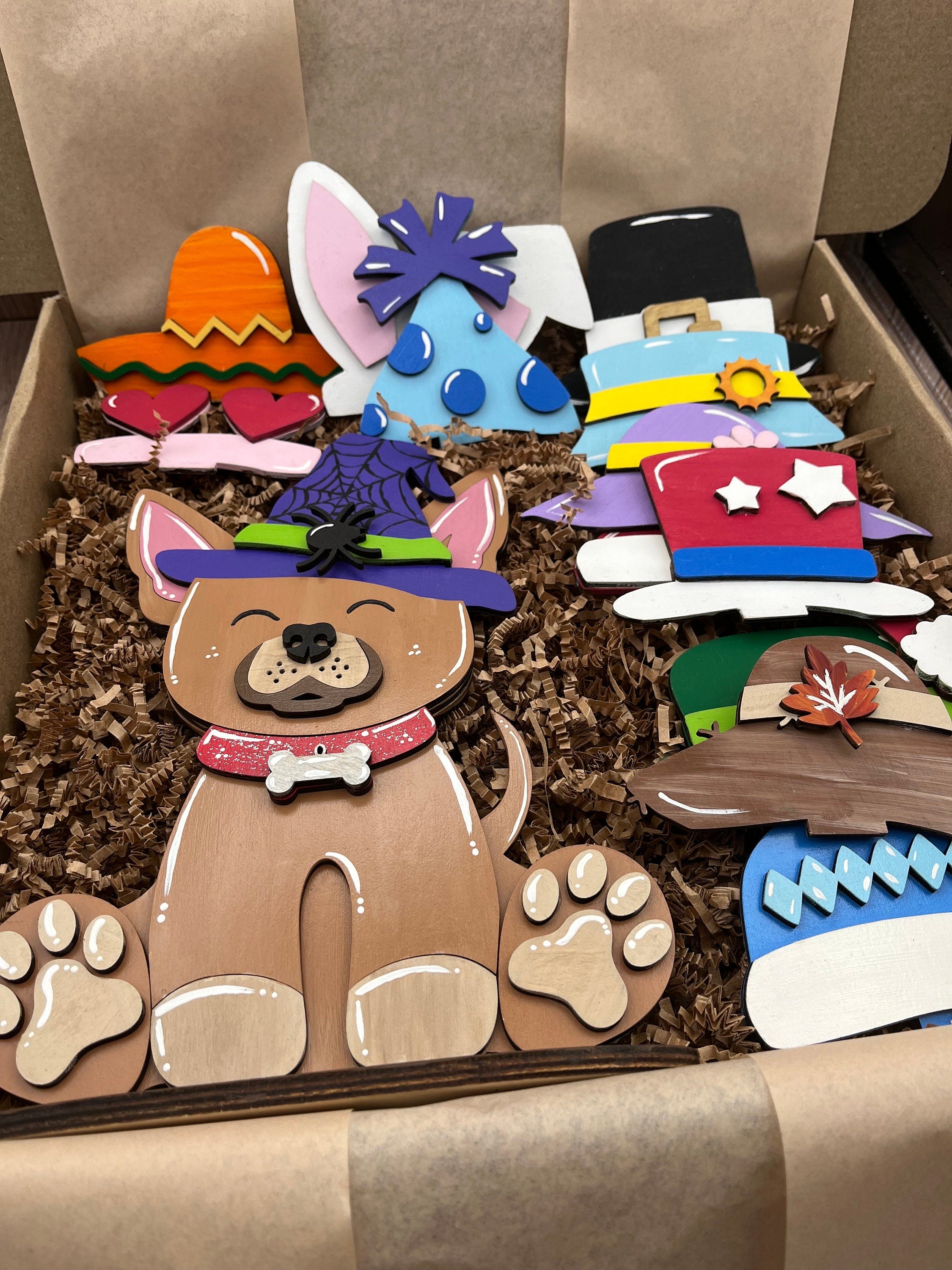 Chihuahua Desk Buddy with Seasonal and Holiday Hats