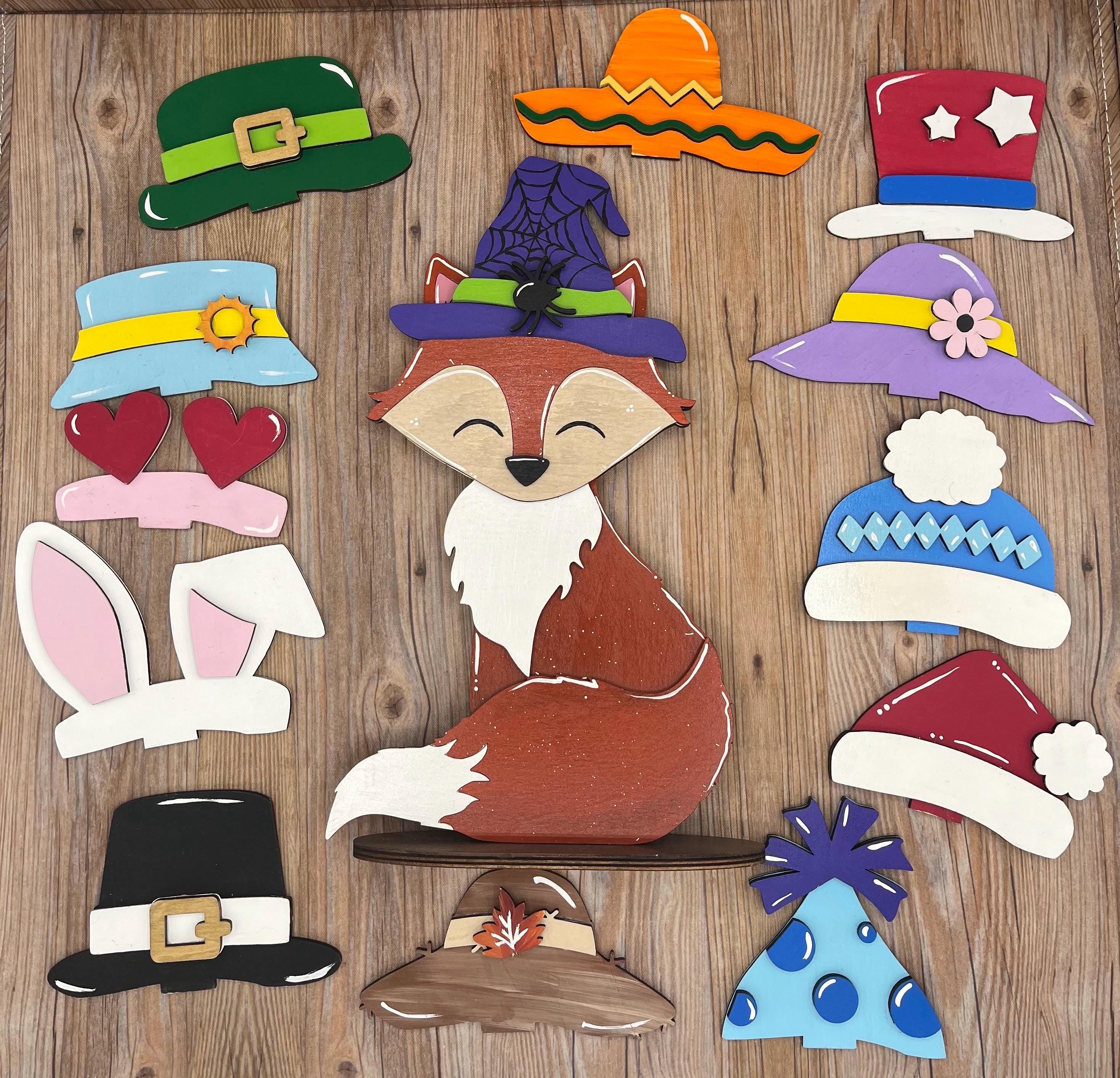 Cute Fox Interchangeable Desk Buddy