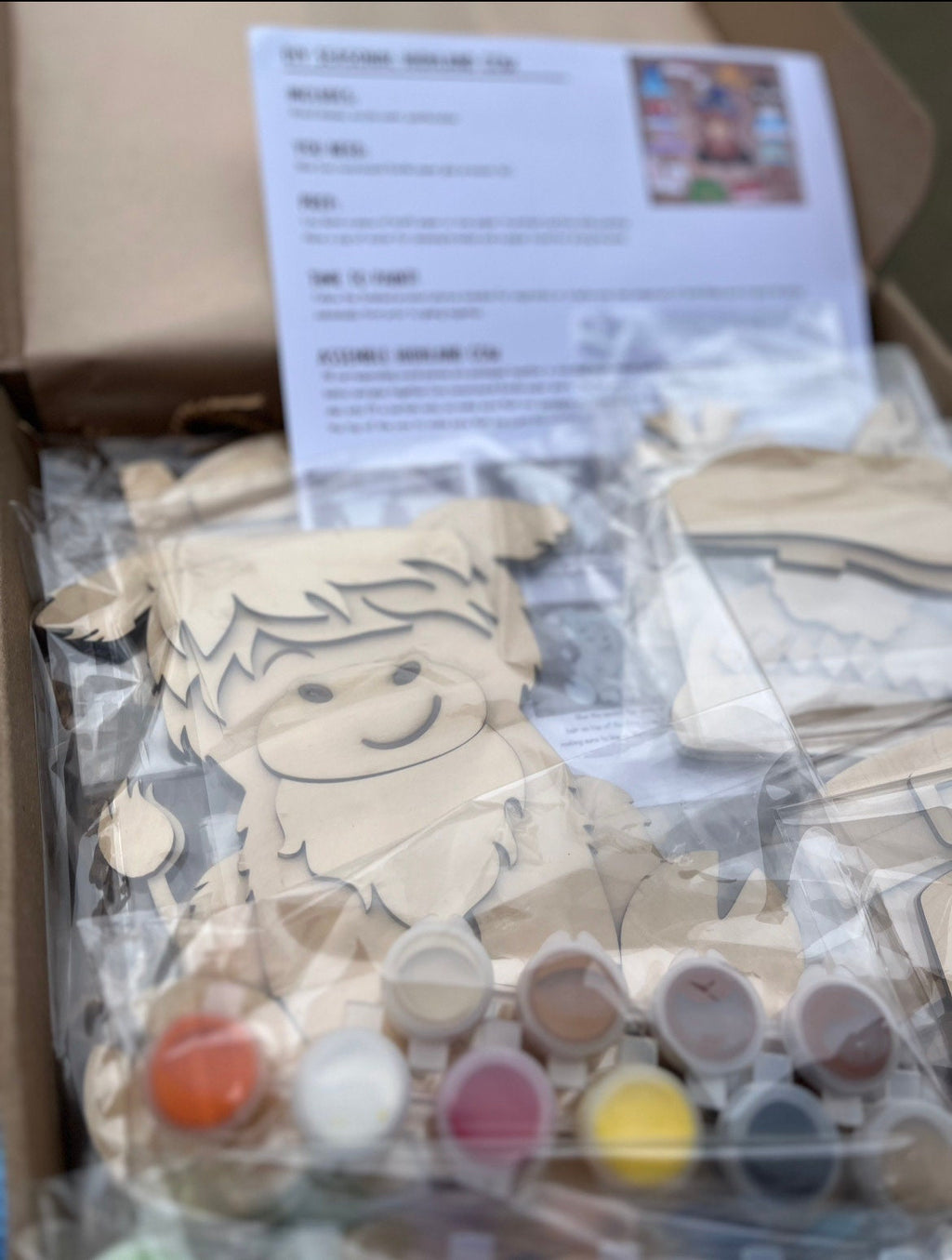 Paint your own Highland cow interchangeable sign