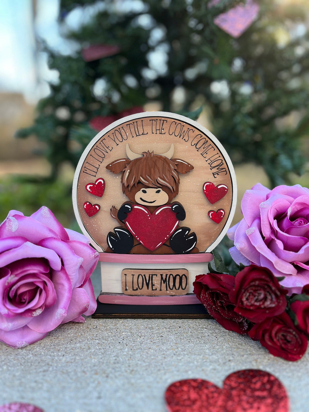 Highland Cow Interchangeable Snow Globe