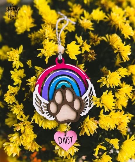 Rainbow Bridge Pet Memorial Ornament