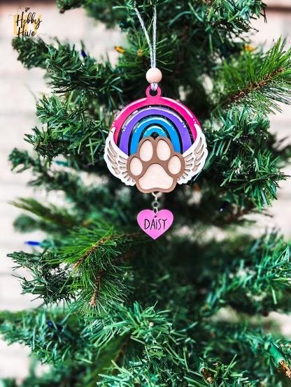 Rainbow Bridge Pet Memorial Ornament