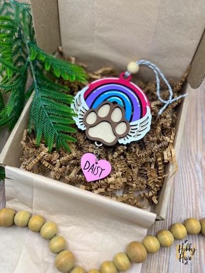 Rainbow Bridge Pet Memorial Ornament