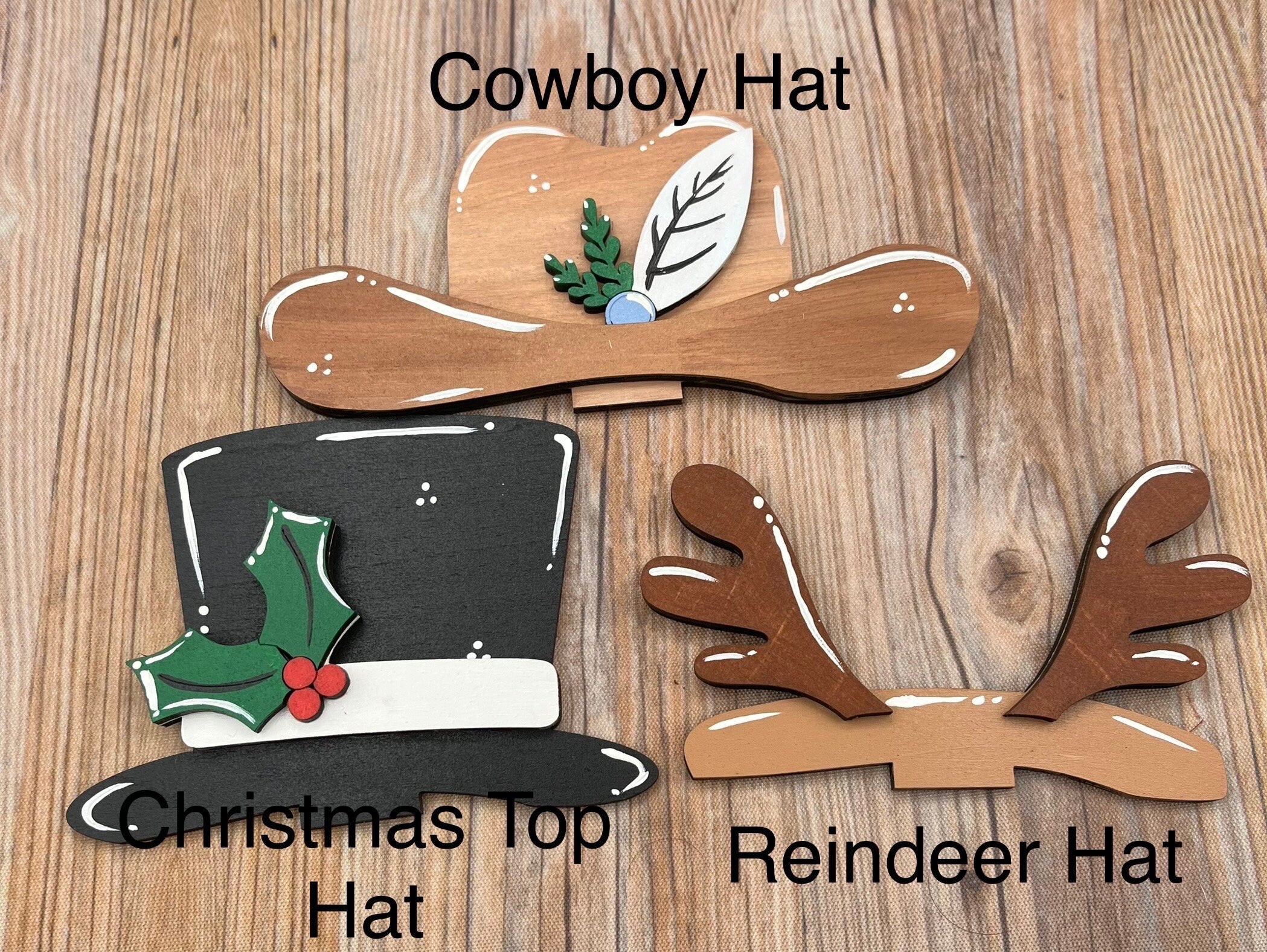 Farm Animal Hats Hand Painted Add ons