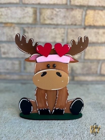 Moose Desk Buddy with Interchangeable Hats
