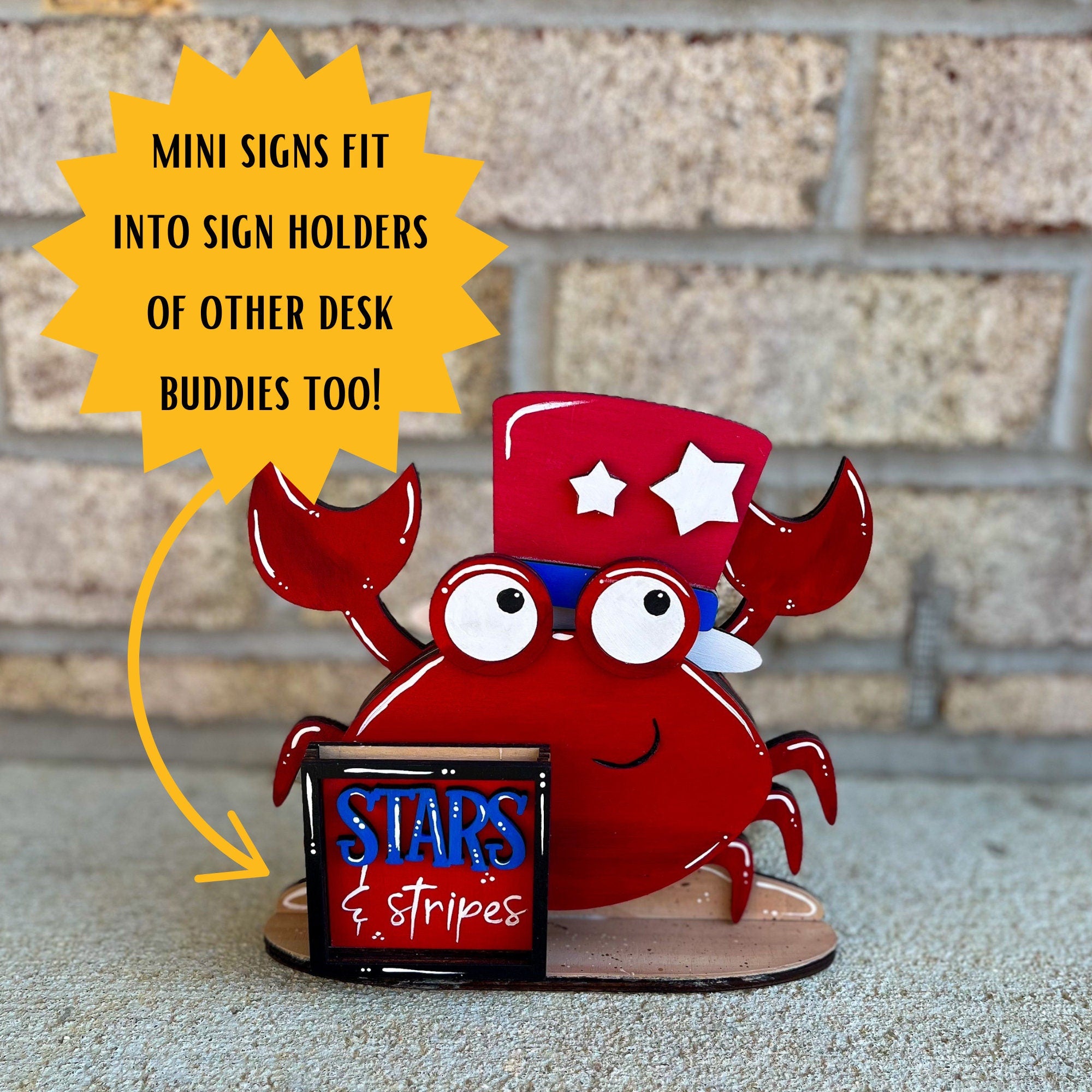 Hand Painted Highland Cow Desk Sign Bundle