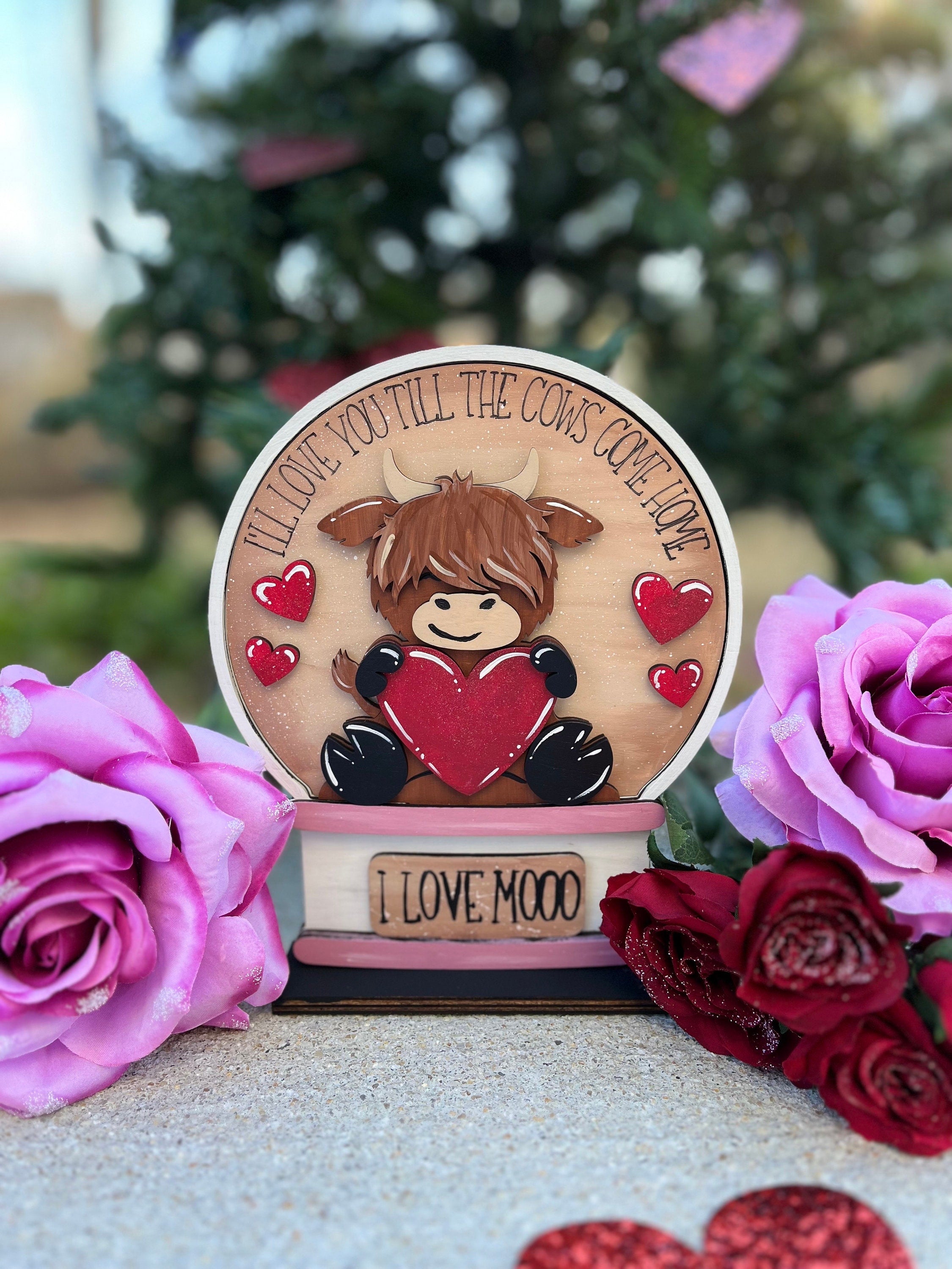 Highland Cow Interchangeable Snow Globe