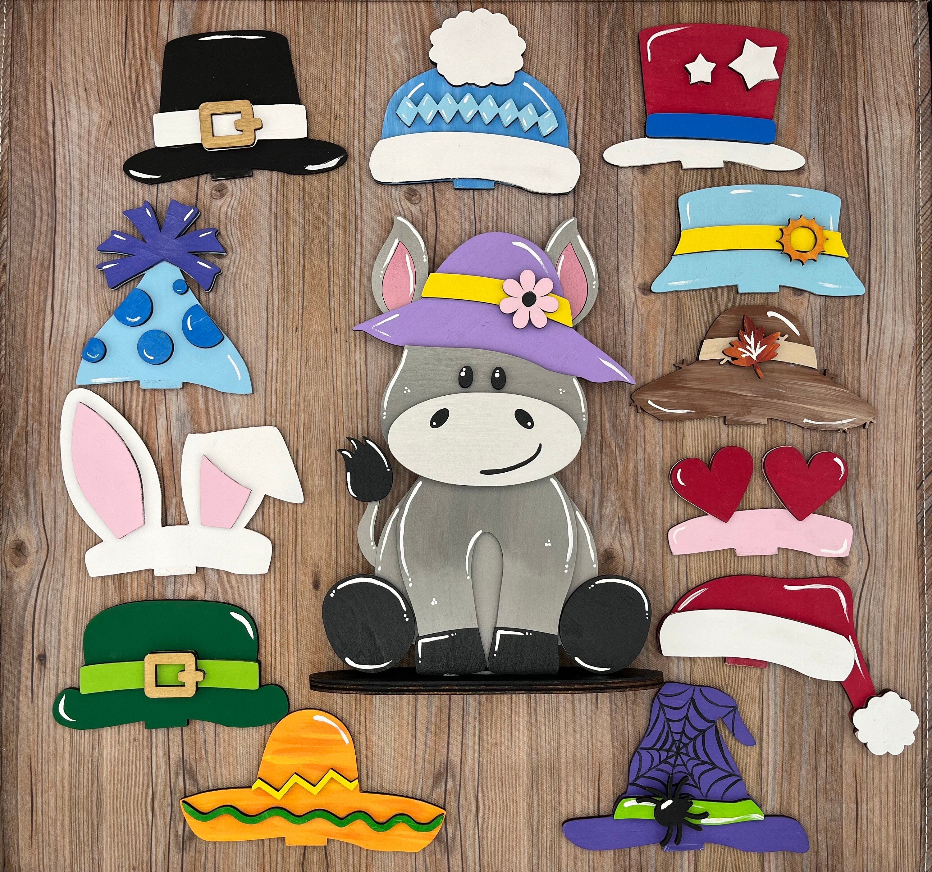 Paint Your Own Donkey Interchangeable Sign