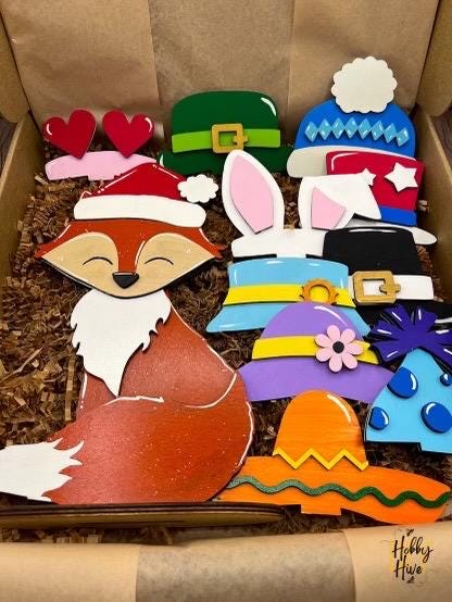 Cute Fox Interchangeable Desk Buddy