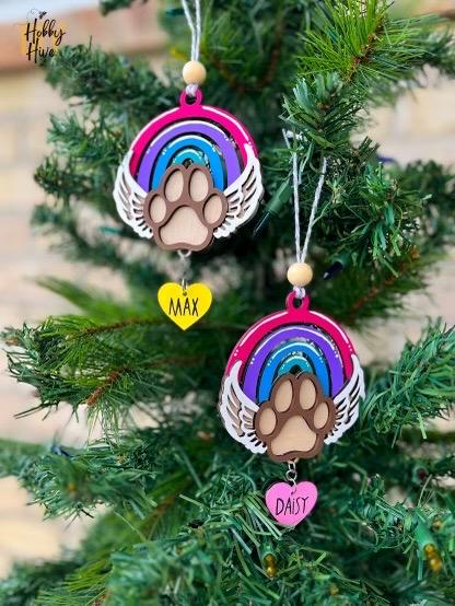 Rainbow Bridge Pet Memorial Ornament