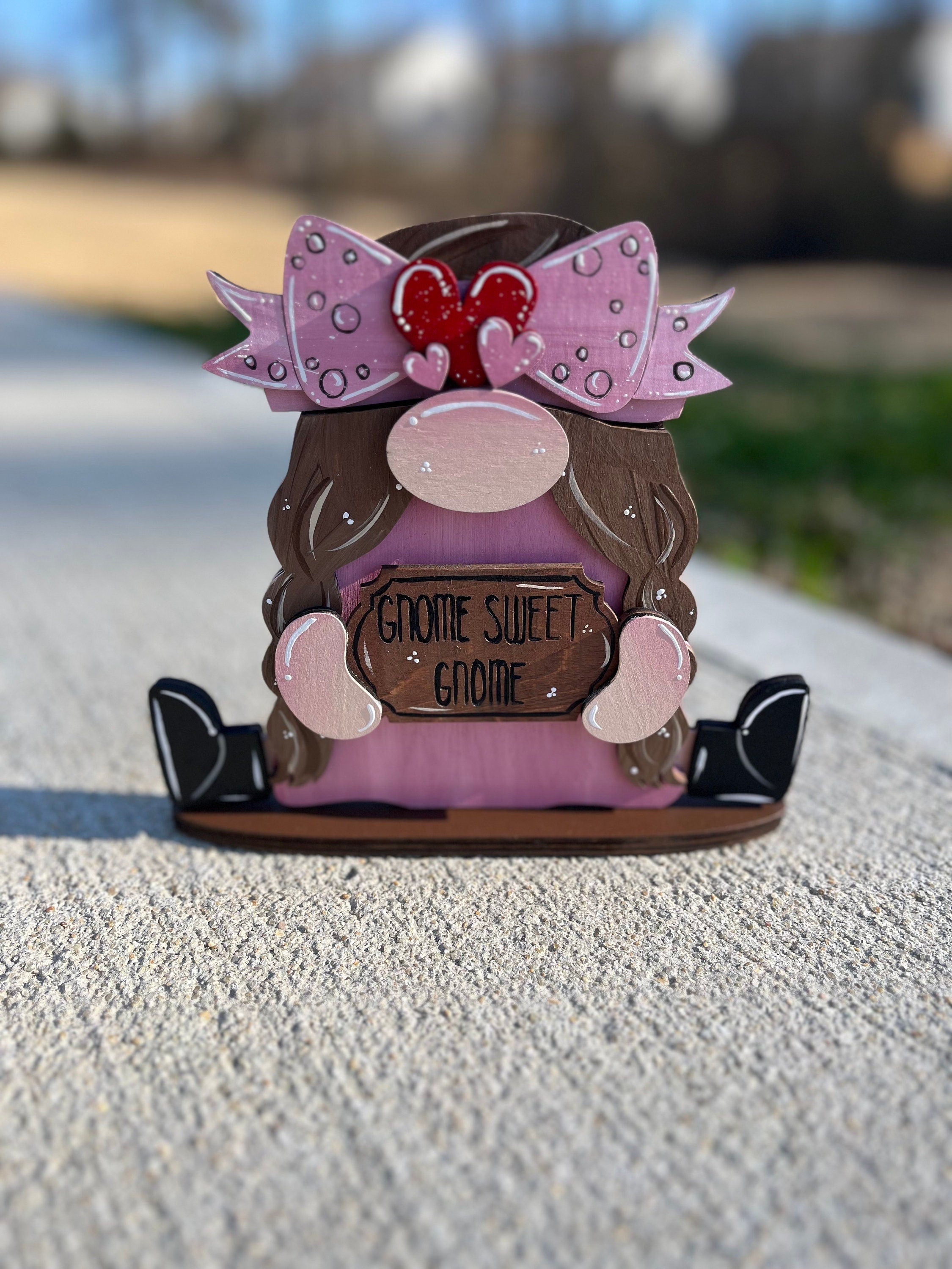 Cute Gnome Desk Buddy with Interchangeable Hats