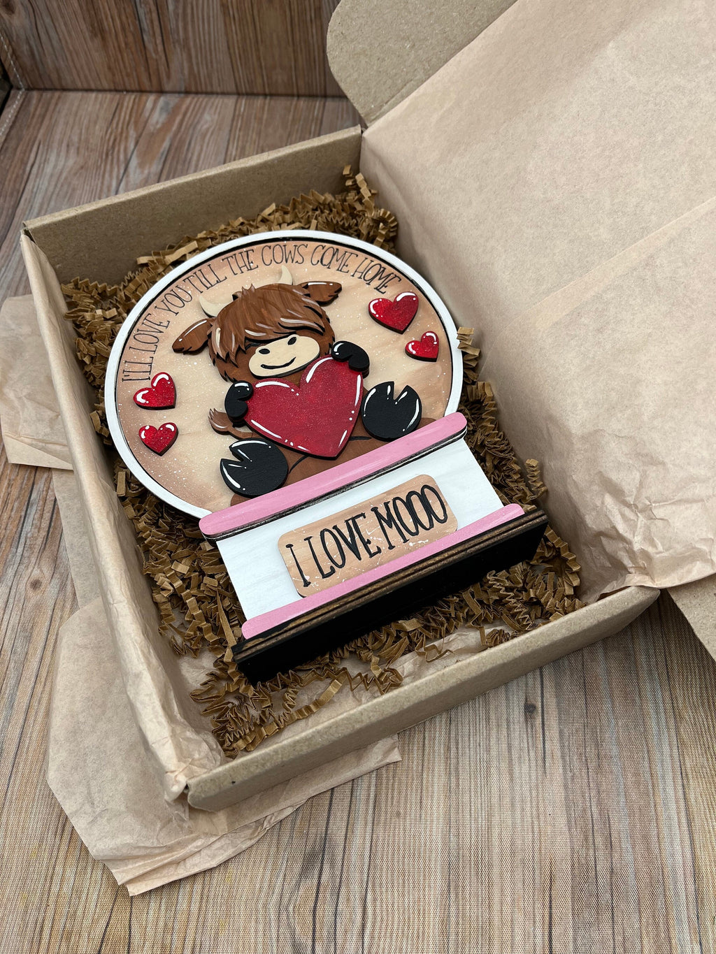 Highland Cow Interchangeable Snow Globe