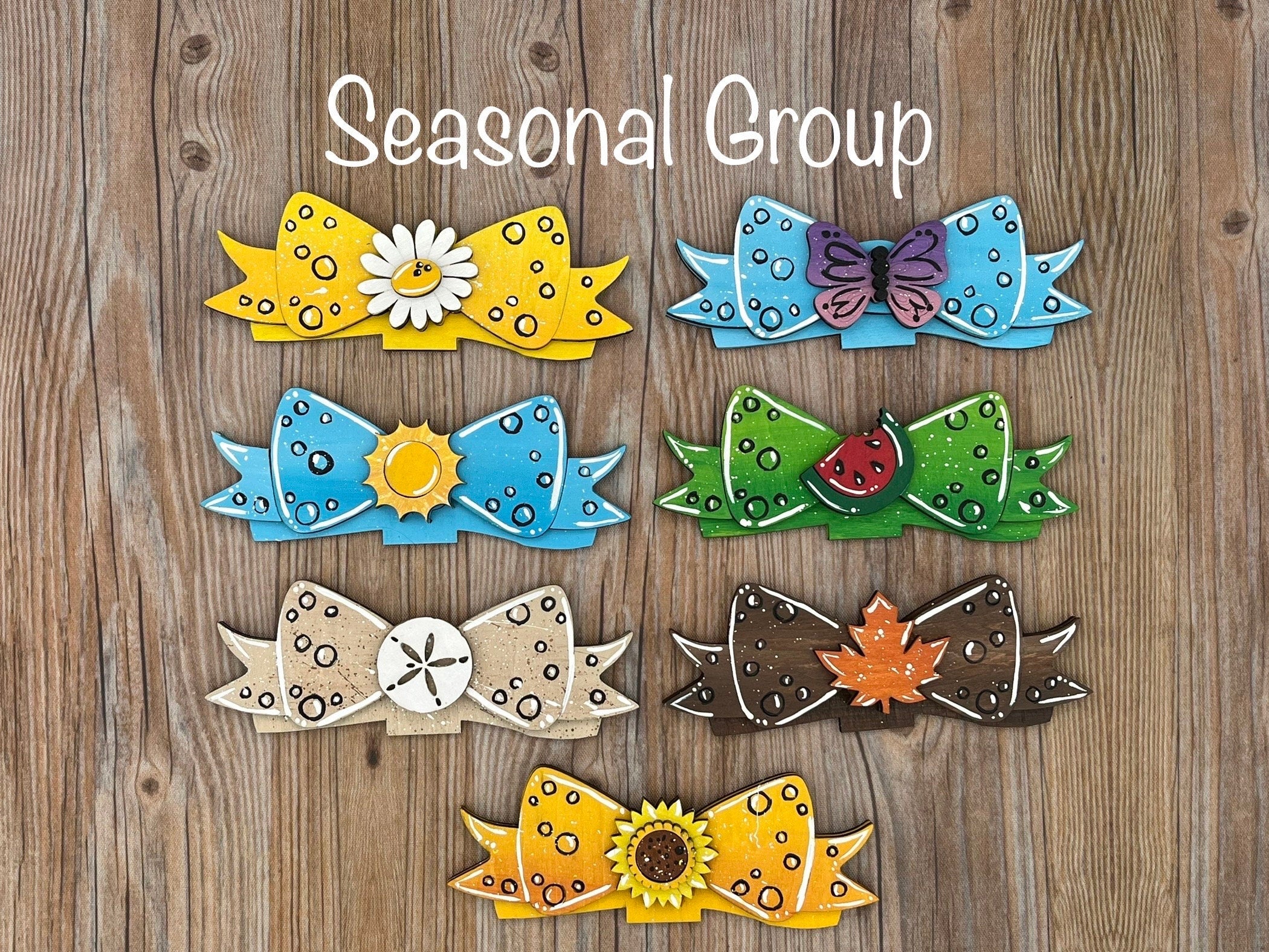 Bows for Farm Animal Shelf Sitters and Desk Buddies