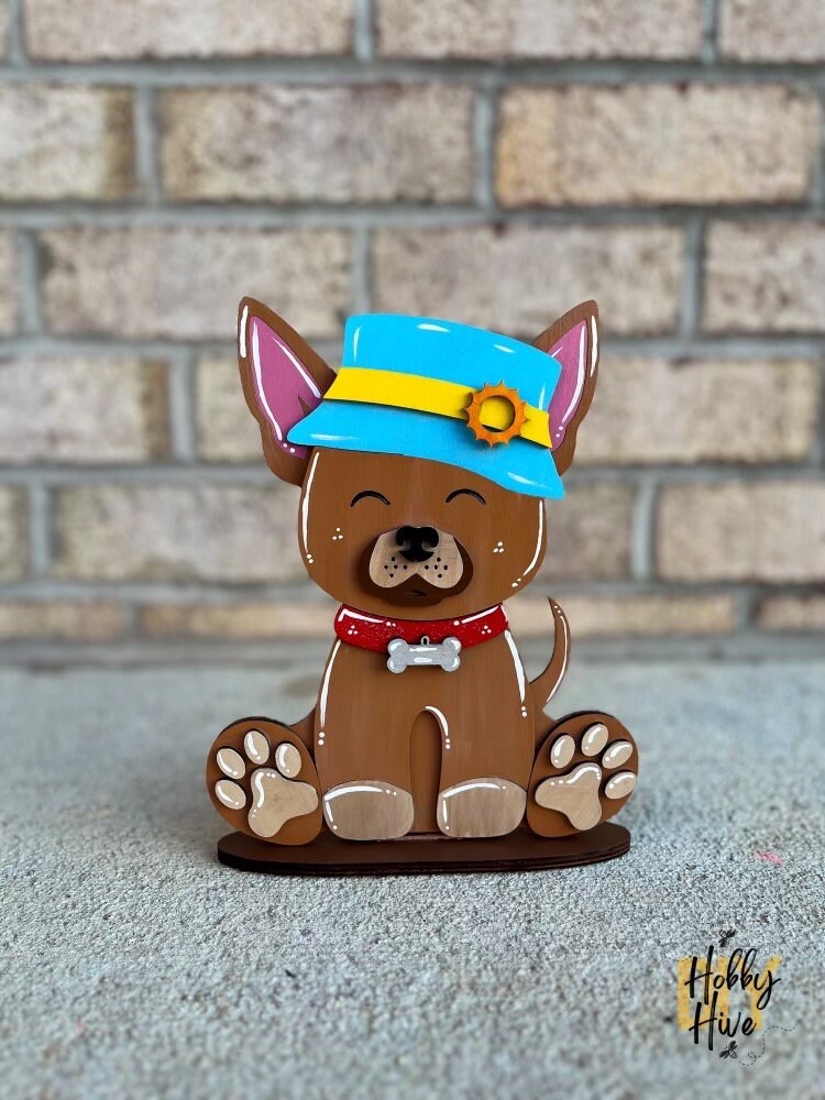 Chihuahua Desk Buddy with Seasonal and Holiday Hats