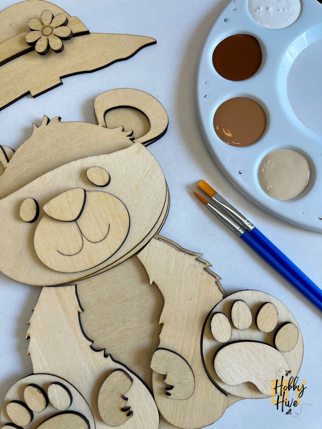 Paint Your Own Teddy Bear Interchangeable Sign