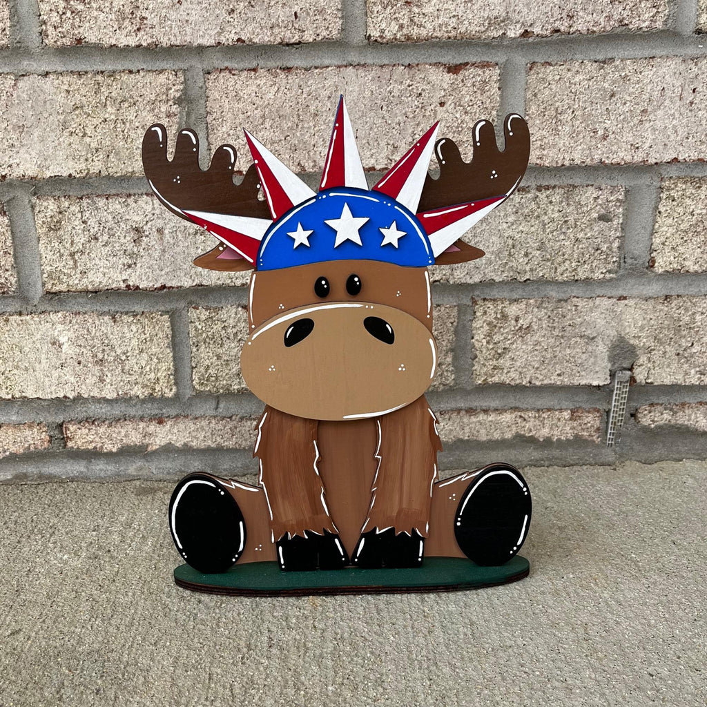Moose Desk Buddy with Interchangeable Hats