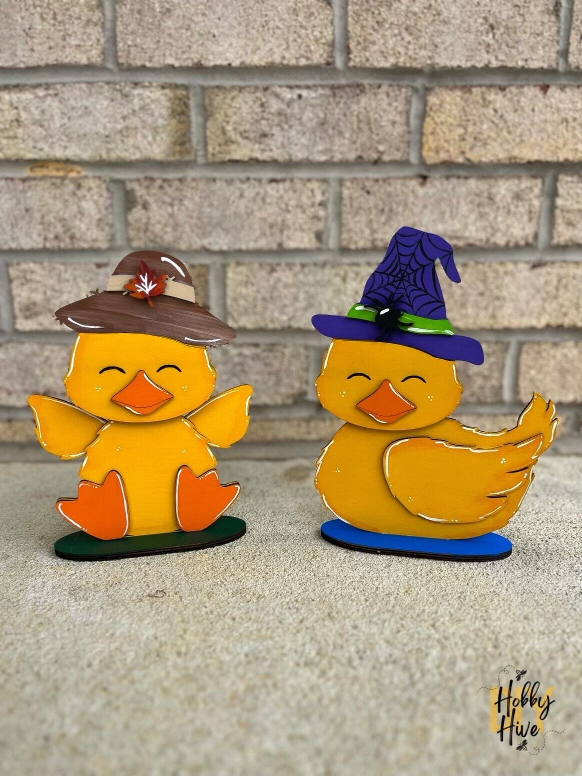 Yellow Duck Desk Buddy with Hats