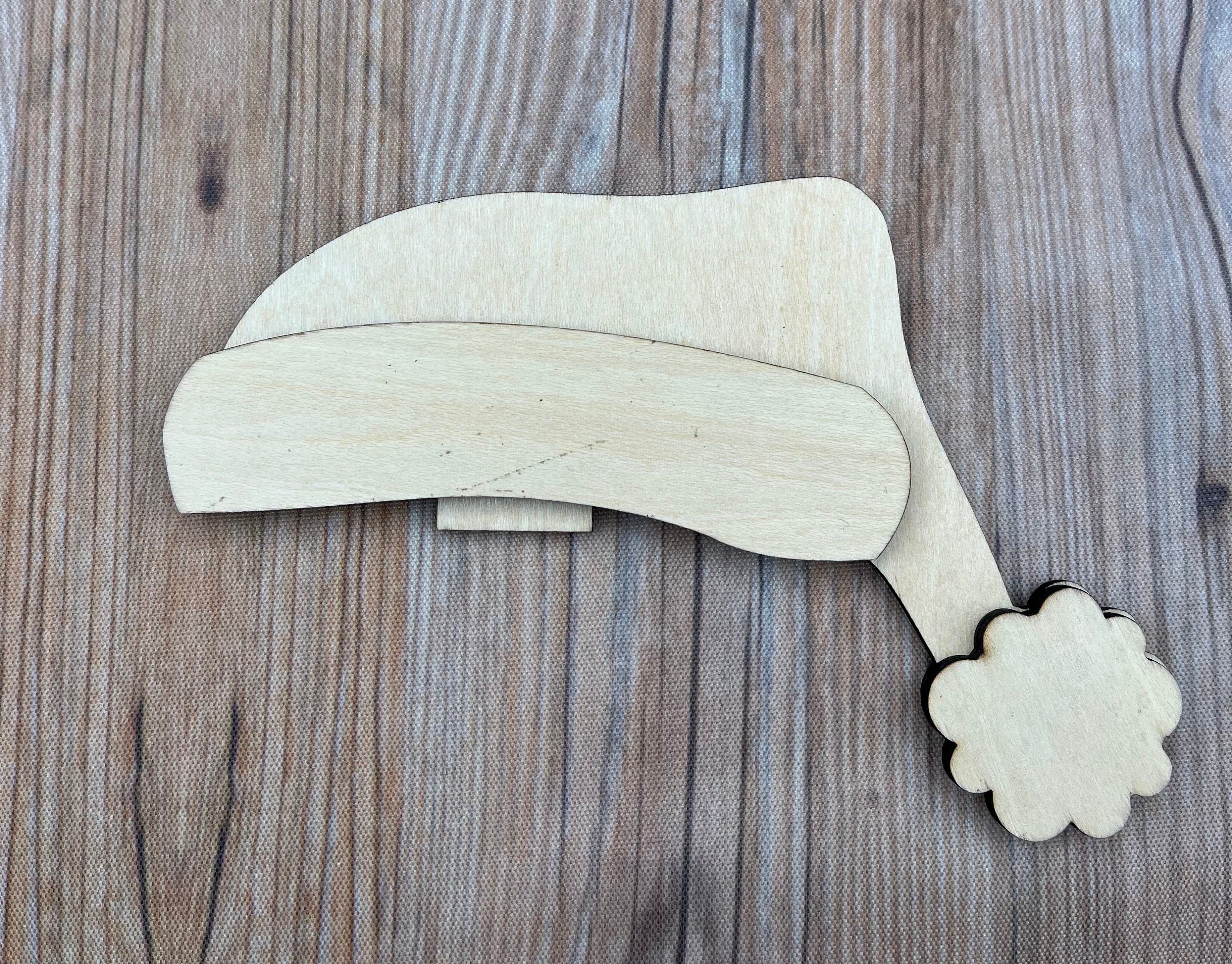 DIY Wood and Paint Animal Shelf Sitter Hat Add ons (Hats Only)