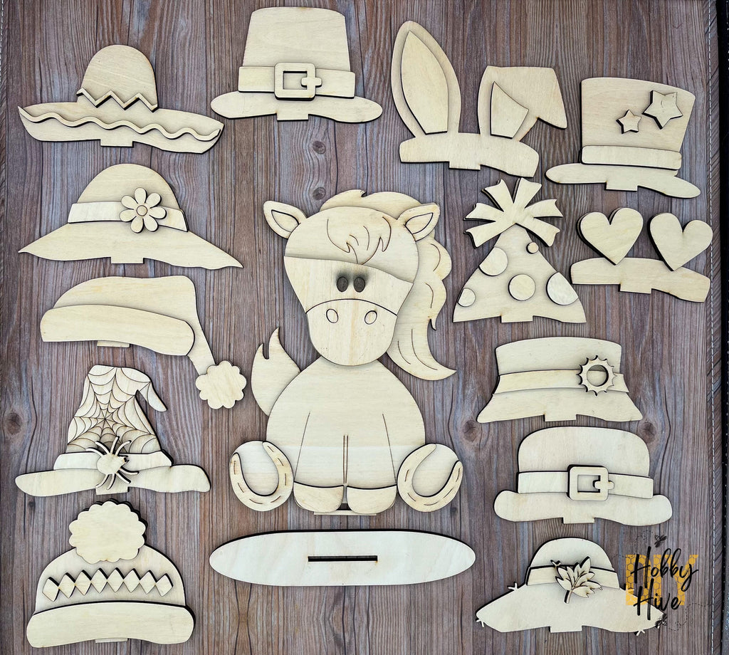 Paint Your Own Horse Interchangeable Sign