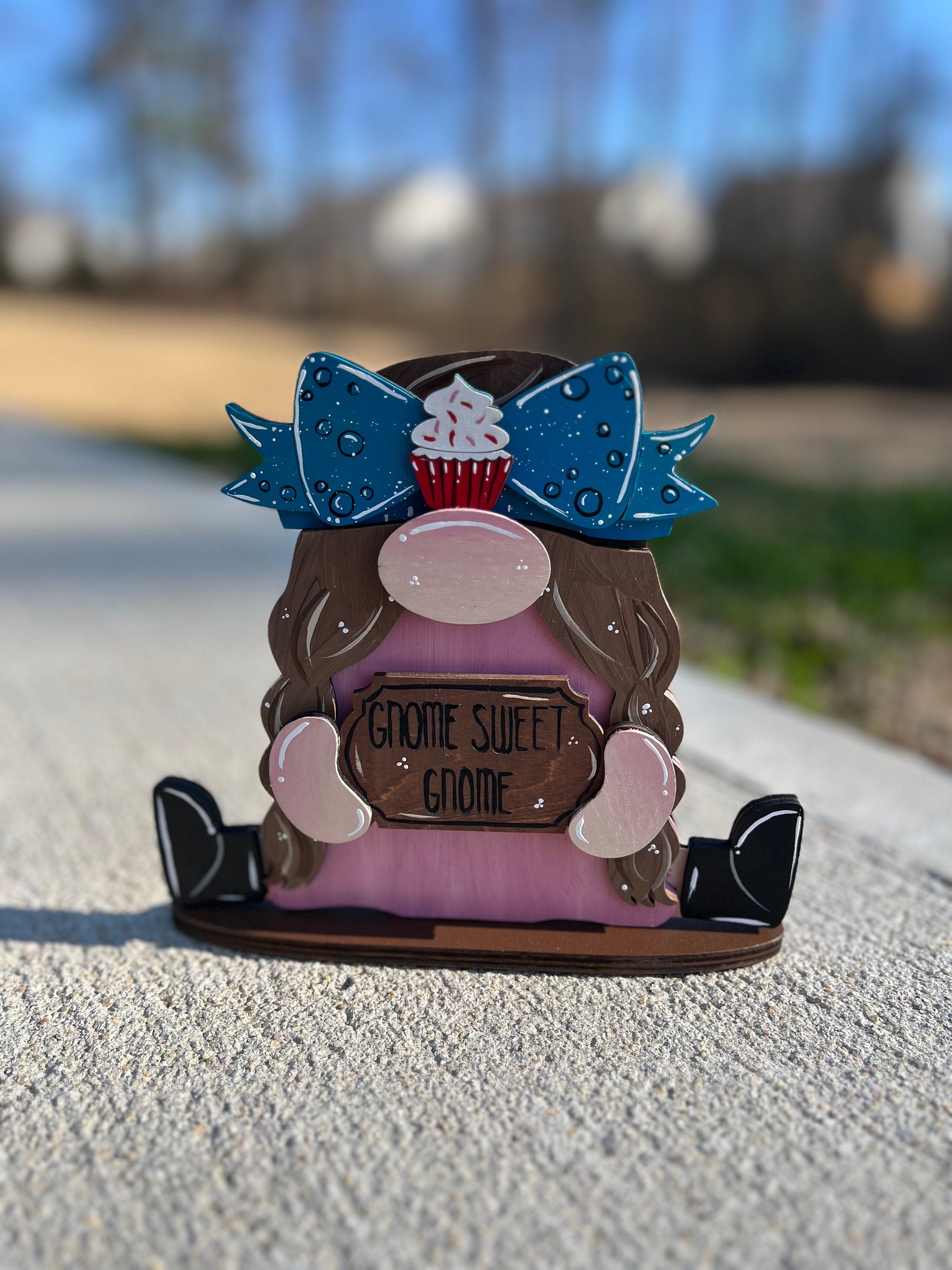 Cute Gnome Desk Buddy with Interchangeable Hats