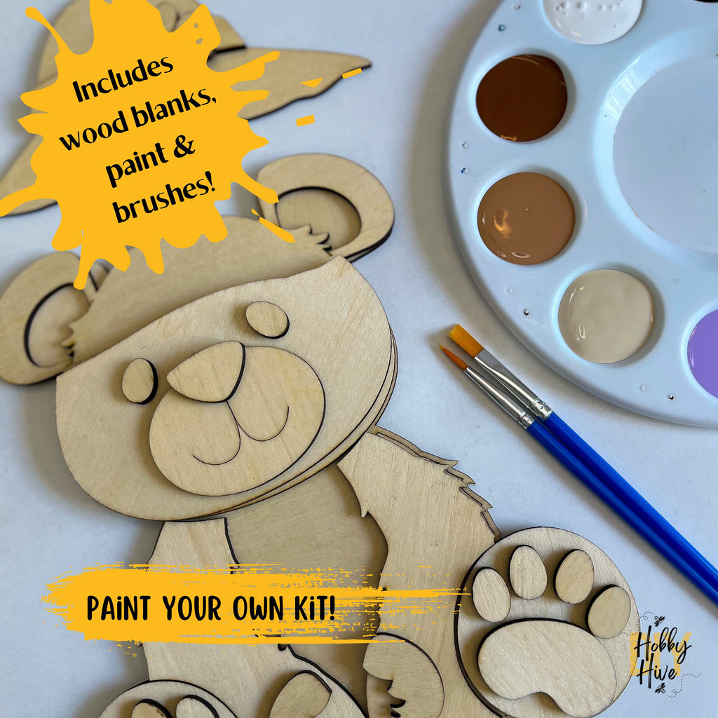 Paint Your Own Teddy Bear Interchangeable Sign