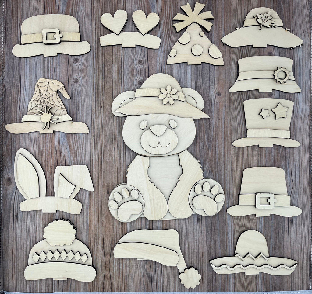 Paint Your Own Teddy Bear Interchangeable Sign