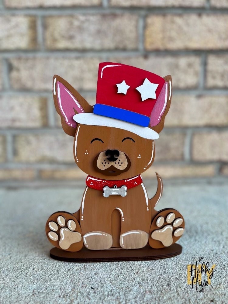 Chihuahua Desk Buddy with Seasonal and Holiday Hats