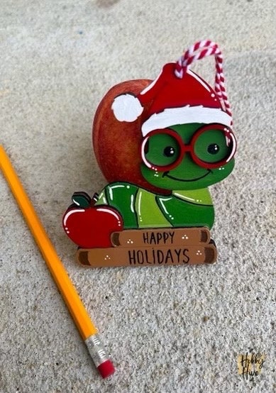 Bookworm Ornament
