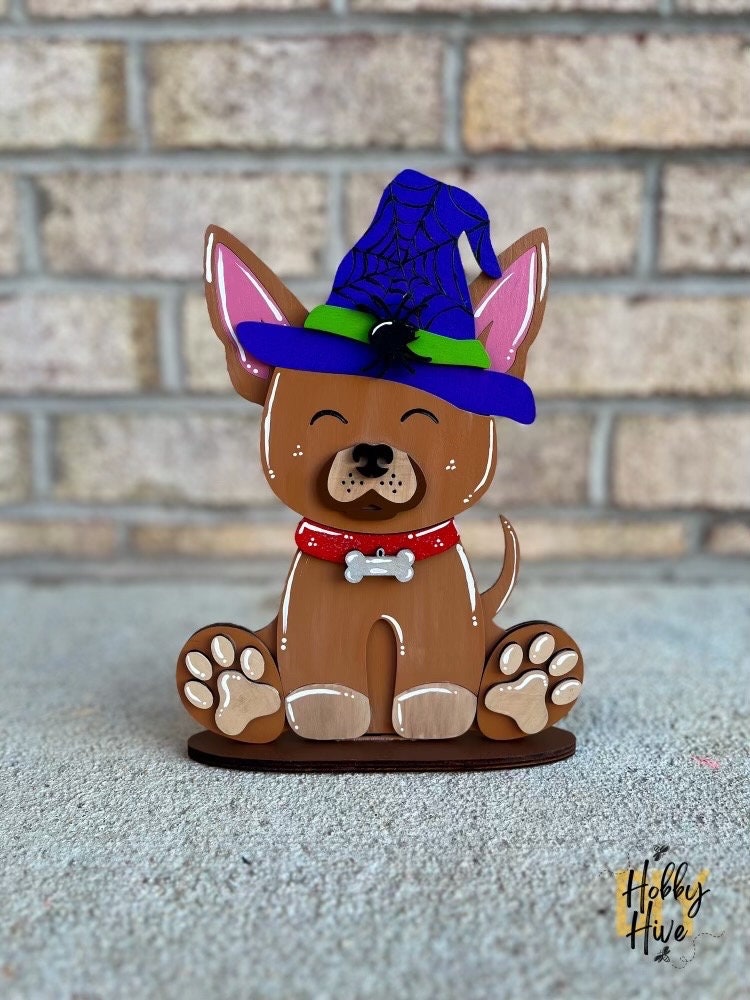 Chihuahua Desk Buddy with Seasonal and Holiday Hats